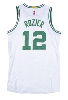 2016-17 Terry Rozier Game Worn Boston Celtics Home Jersey Worn on April 16, 2017 Game 1 Eastern Conference Quarterfinals (NBA/MeiGray)